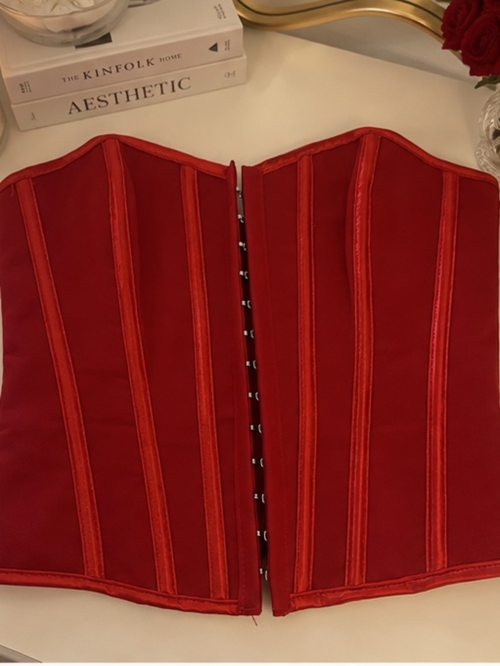 Vintage red corset ♥️